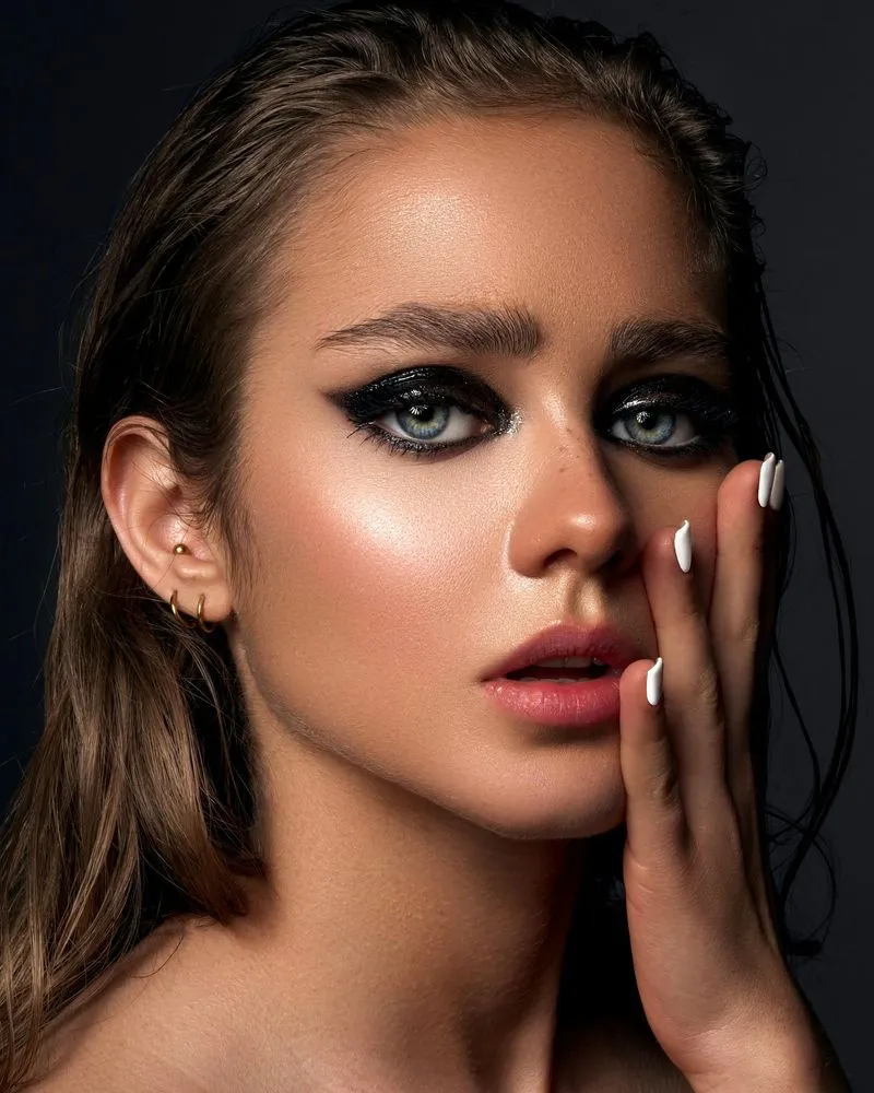 Beauty woman skin and hair